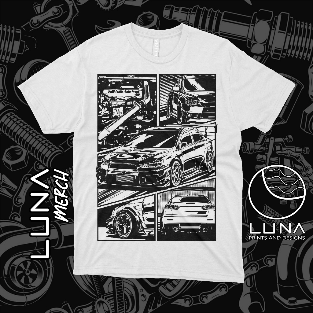 Mitsubishi Lancer Evolution Lancer Evo, 4B11T Engine Car Shirt