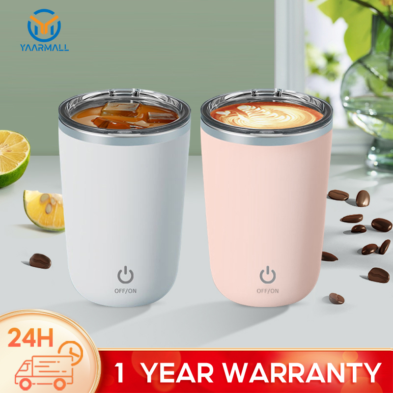 Self stirring coffee Cup Rechargable Automatic Mug Magnetic Rotating ...