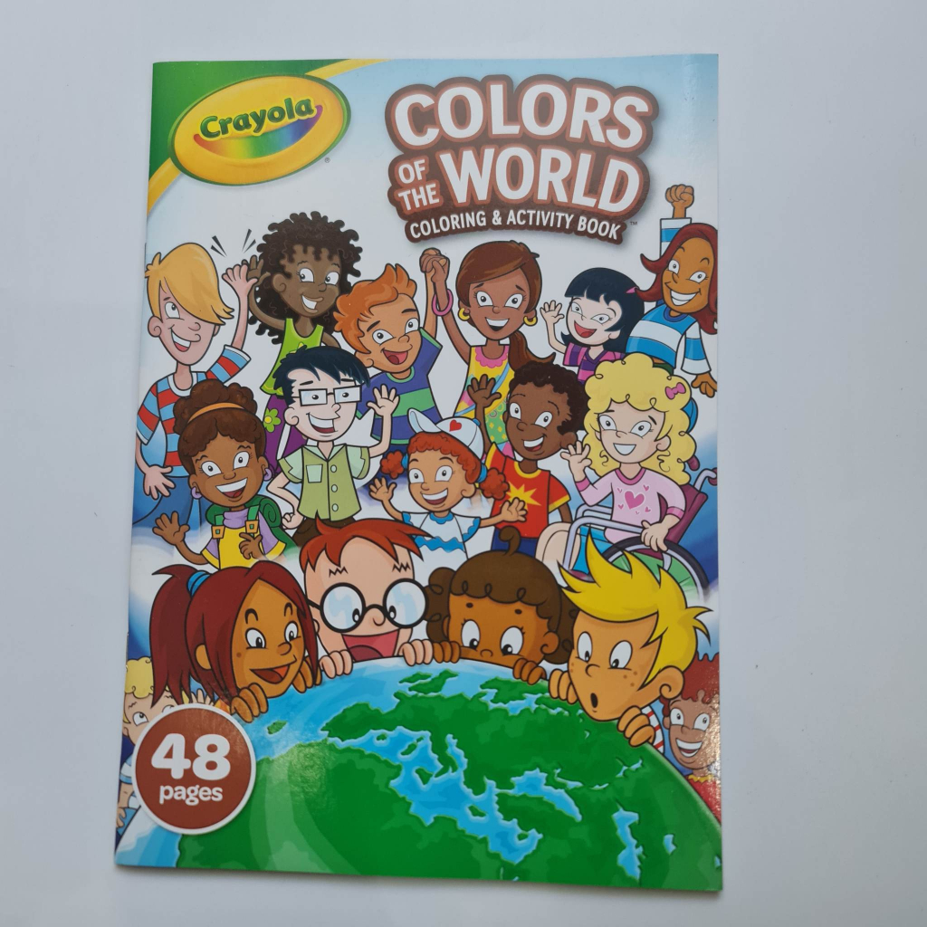 CRAYOLA COLORS OF THE WORLD 48 PAGES COLORING BOOK Shopee Philippines