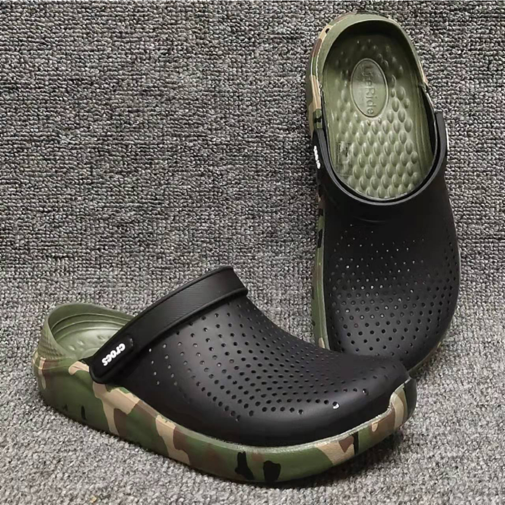 LiteRide men and women camouflage graffiti slippers sandals, eco ...