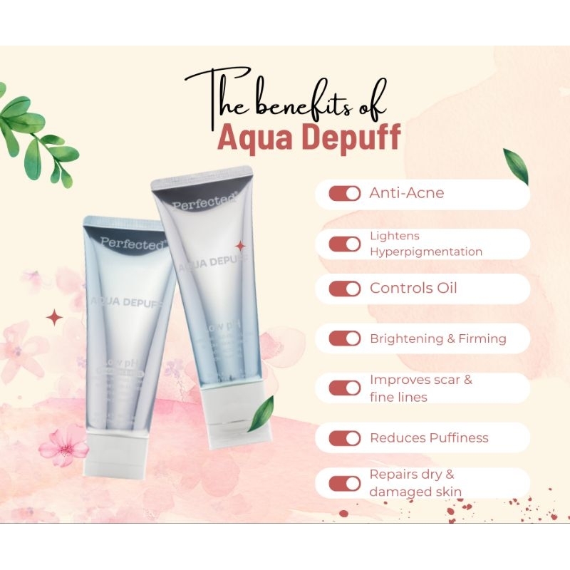 Perfected® Aqua Depuff Low pH Mild Gel Cleanser | Shopee Philippines