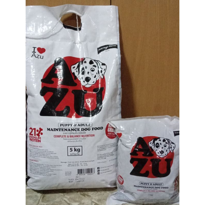 Azu 1kg. (Dog food all ages) Shopee Philippines