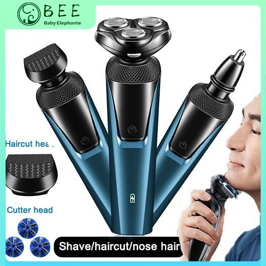 [COD]Shaver For Man 3 In 1 Electric Shaver Rechargeable Hair Razor ...