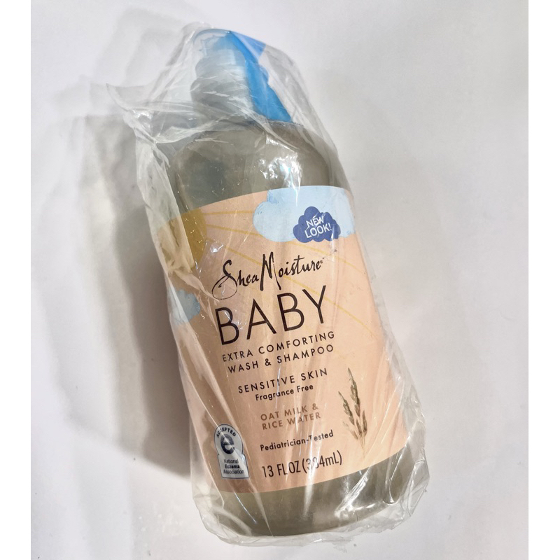 SheaMoisture Baby Extra Comforting Wash & Shampoo, Oat Milk & Rice