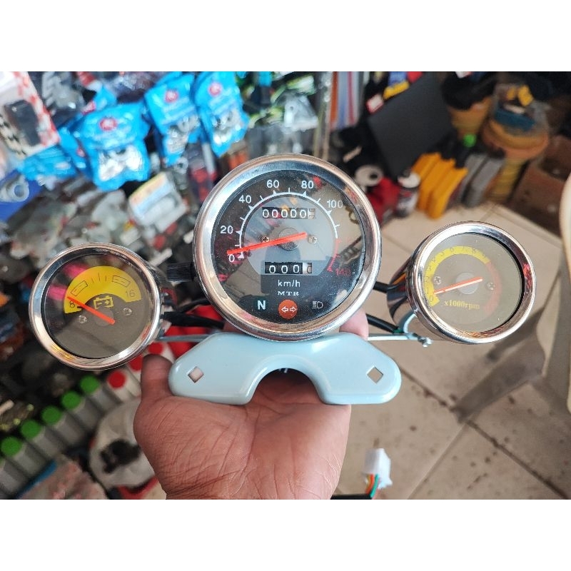 Speedometer 3 in 1 BIG Universal Motorcycle | Shopee Philippines