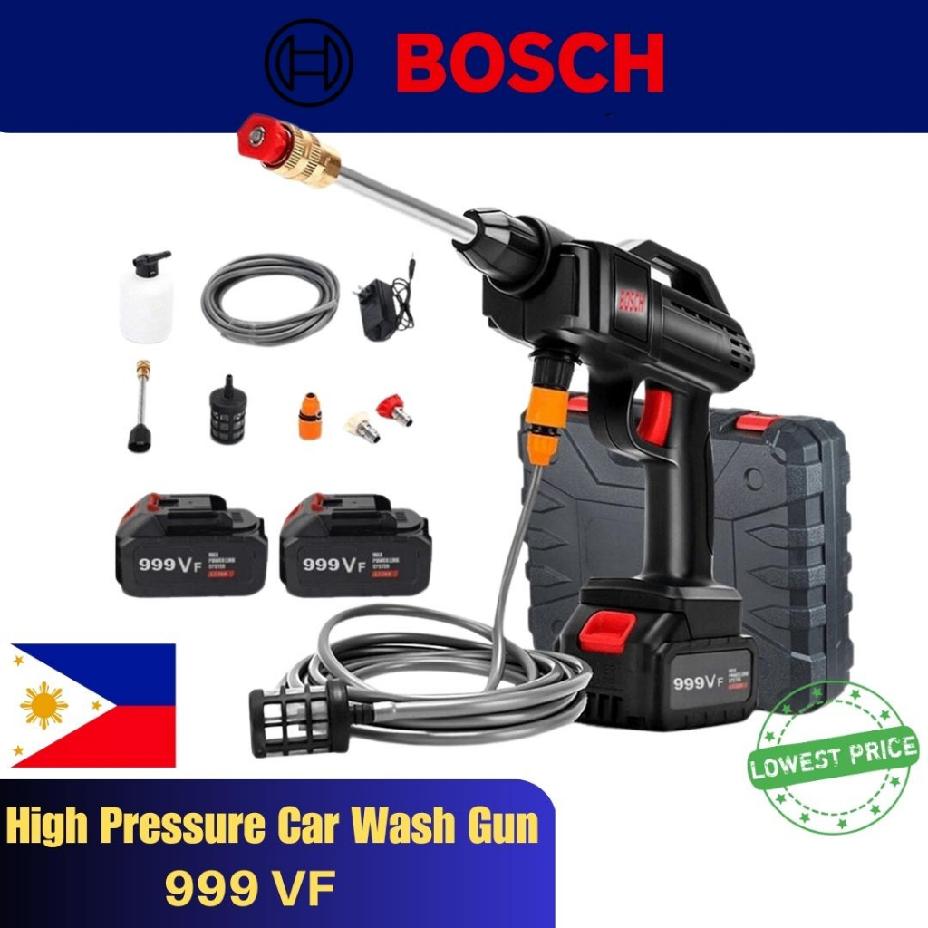 Bosch 999VF Cordless Water Jet Portable Car Wash High Pressure Water