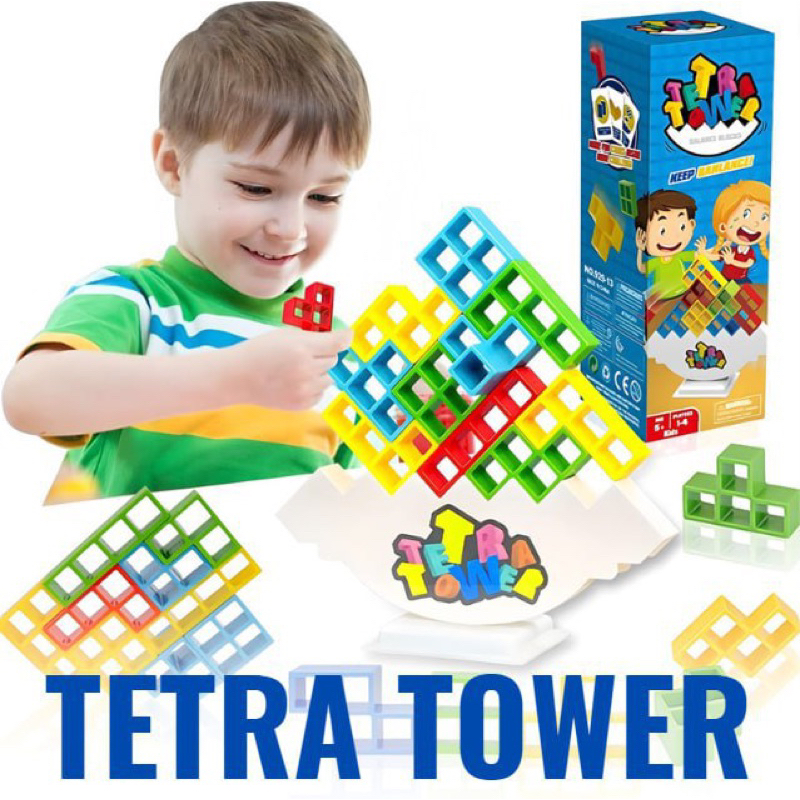 Tetra Tower/Tetris Balancing Game/Tetris Puzzle Shopee Philippines