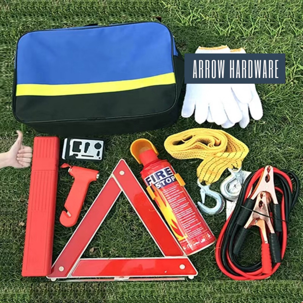 Car Emergency Kit 7pcs Outdoor Rescue First Aid Escape Fire Portable