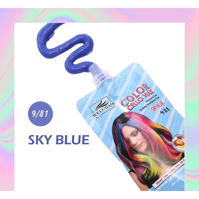 Well Hair Color Cellowax 100ml Vibrant, LongLasting ColorPH Balanced