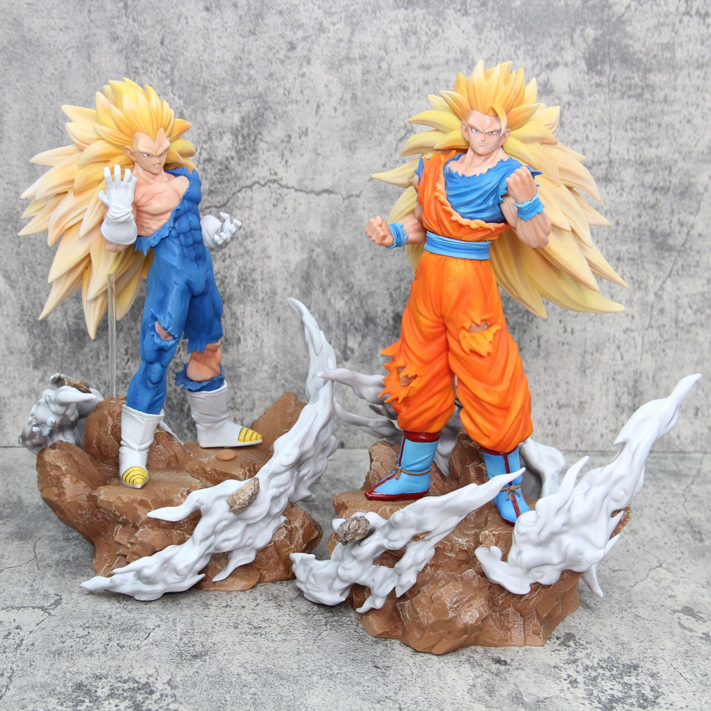Little akiba Anime dragon ball z Super Saiyan goku vegeta figure model ...