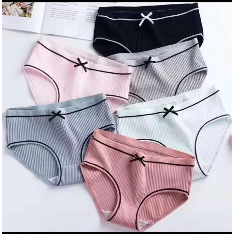 6 PCS cotton ladies' midwaist PANTY from Japan panty for women ADULT ...