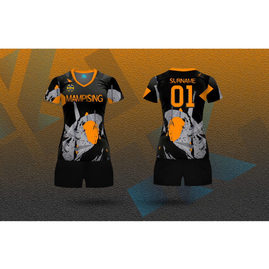 Buy Long Sleeve Volleyball Jersey Overall Sublimation Graphic