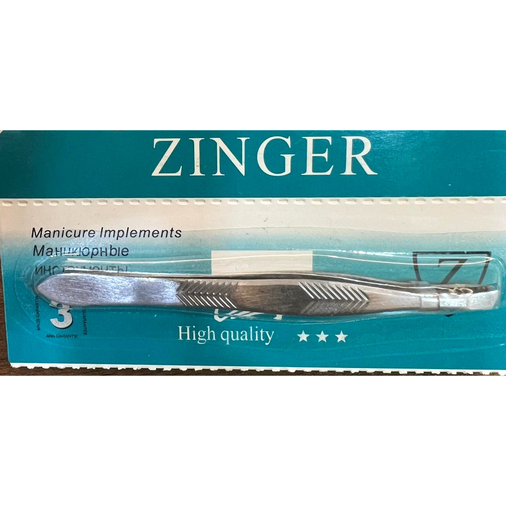Zinger Stainless Steel Tsani Tweezer For Sewing Manicure Implements