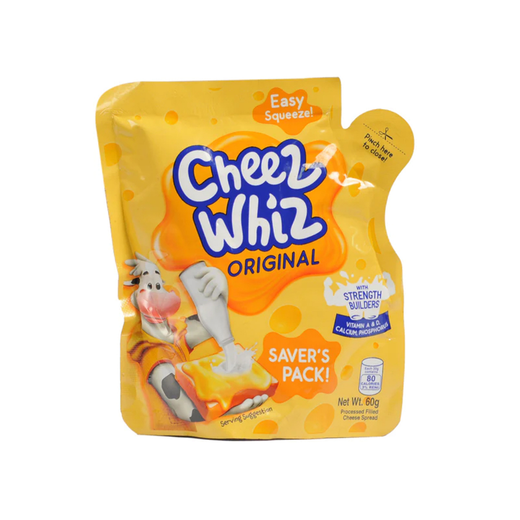 Cheez Whiz Original Easy Squeeze Savers Pack 60g Shopee Philippines