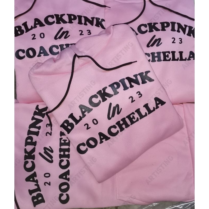 COACHELLA BLACKPINK HOODIE Replica with freebies Shopee Philippines