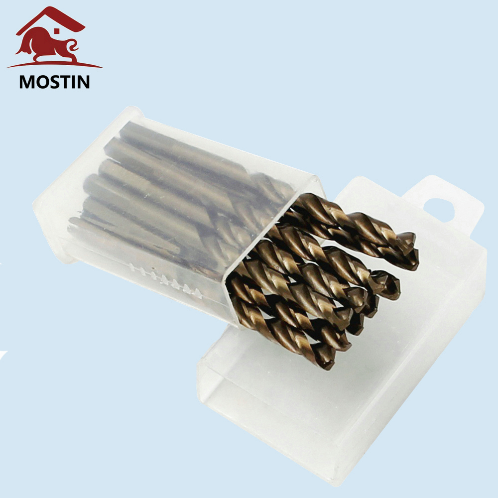 MOSTIN Cobalt Drill Bit for Stainless and Steel (Bakal) 1/8" to 5/16