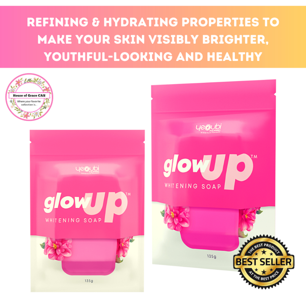 Bundle Set Glow Up Whitening & Moisturizer Beauty White Body Wash Soap