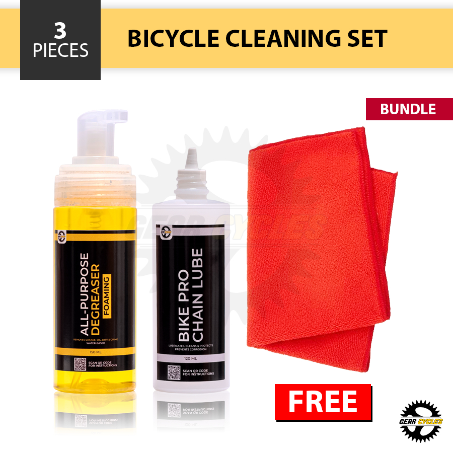 (BUNDLE) Gear Cycles Foaming Degreaser Chain Lube Mountain Road Bike