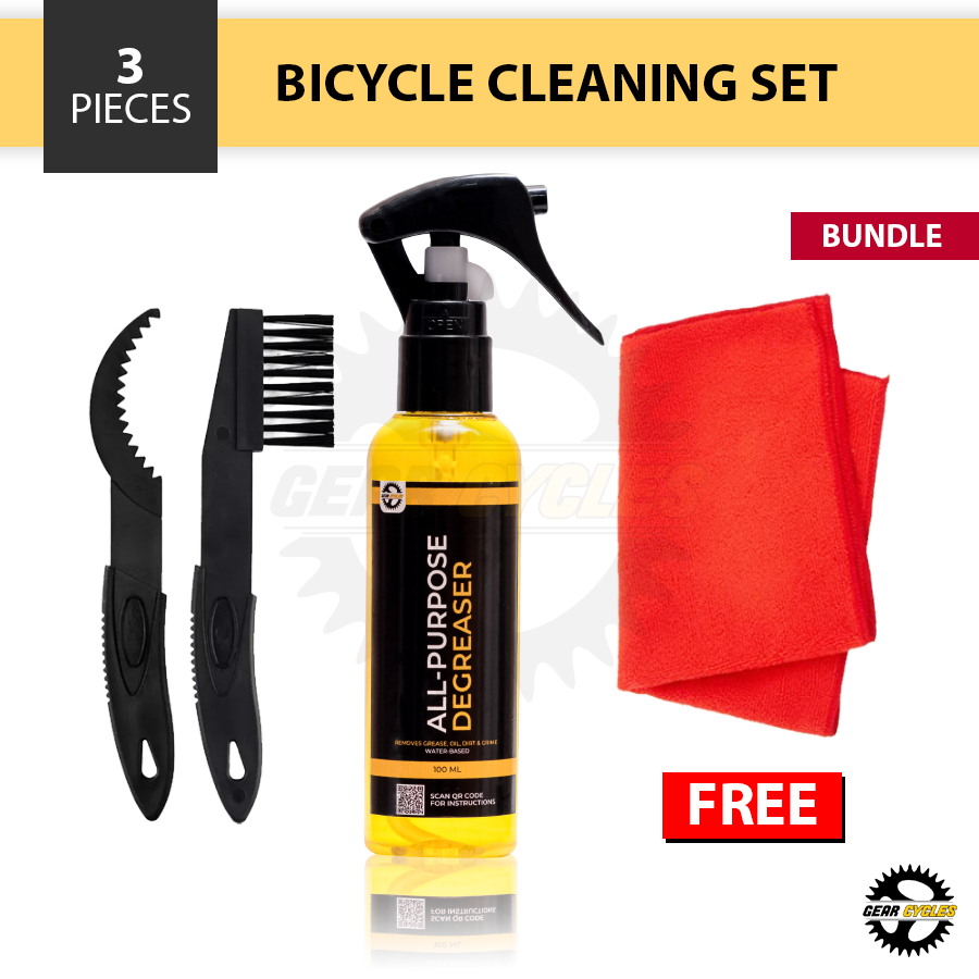 (BUNDLE) Gear Cycles Degreaser 2 pcs Cleaning Brush Set Mountain Road