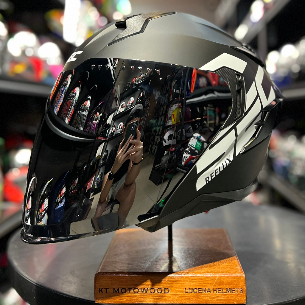 SEC Helmet Reflux Brand Half Face Dual Visor w/ Free Extra Clear Visor