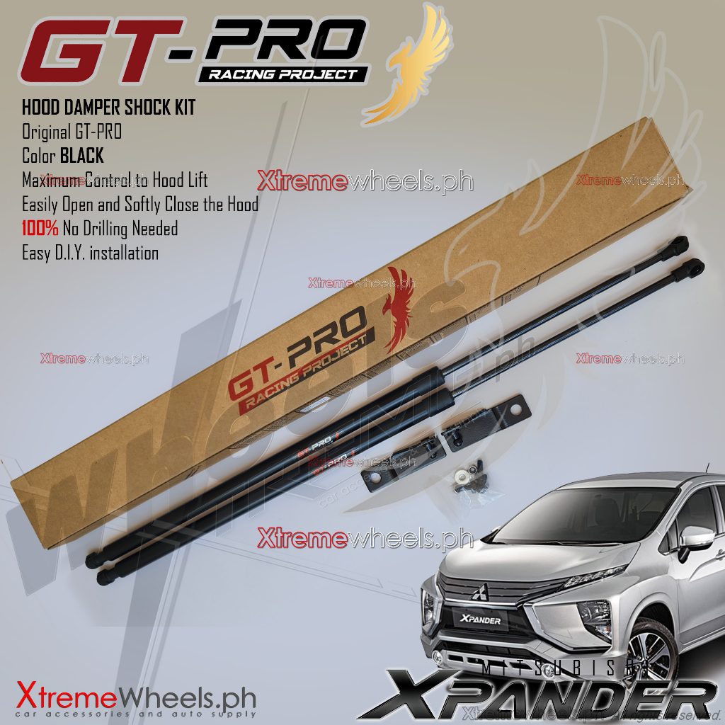 Mitsubishi Xpander 2018 to 2025 GTPro Hood Damper Shock Kit / Lift Support & Strut Parts