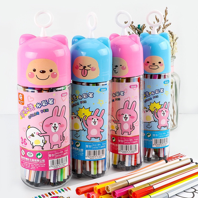 12COLORED MARKER PENS FOR KIDS DRAWING Shopee Philippines