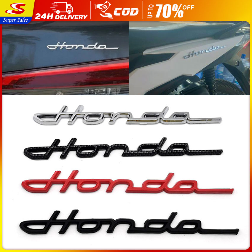 【SuperSales】Car Emblem Stickers for Honda Logo Rear Trunk Tail Letter