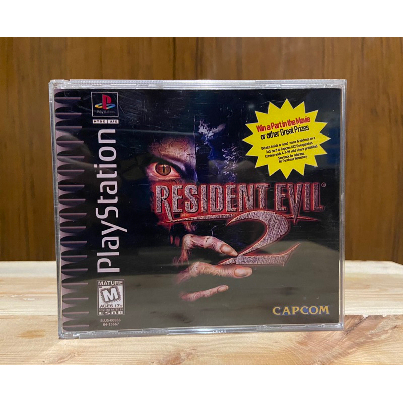 Cheap Copy PS1 Resident Evil 2 Replicas DUOBLE JEWEL (CLEAR CASE