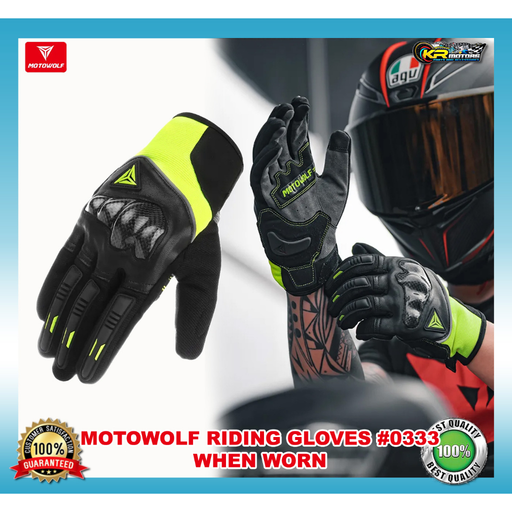 thumbnail image 2 of Unisex Adult Motorbike Tactical Gloves With Carbon Fiber Knuckles – Multi-Sport 2 of 5