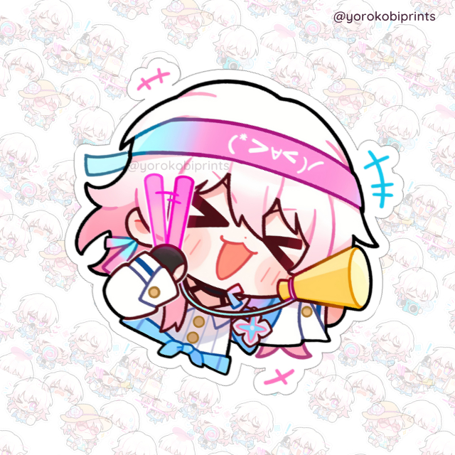 [SET1/7] Honkai: Star Rail - March 7th - Chibi, Emoji - Waterproof ...