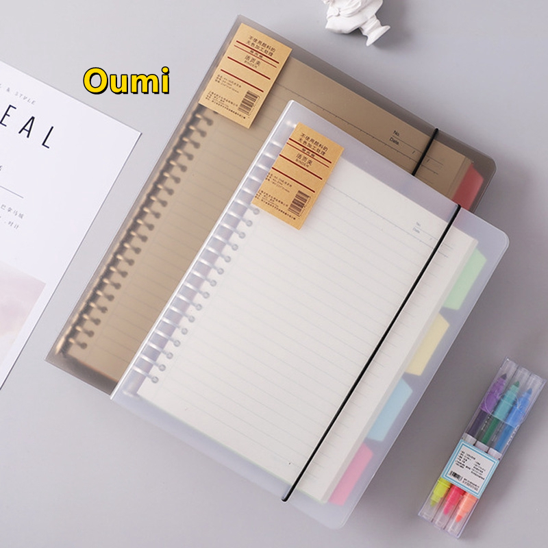 Oumi Notebook A5/B5/A4 Loose Leaf Refill Papers Notepads Binder