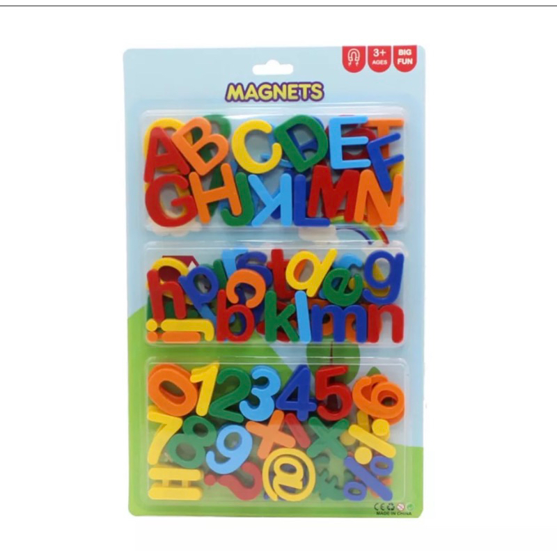 educratePH Plastic Numbers and Letters plastic manipulative
