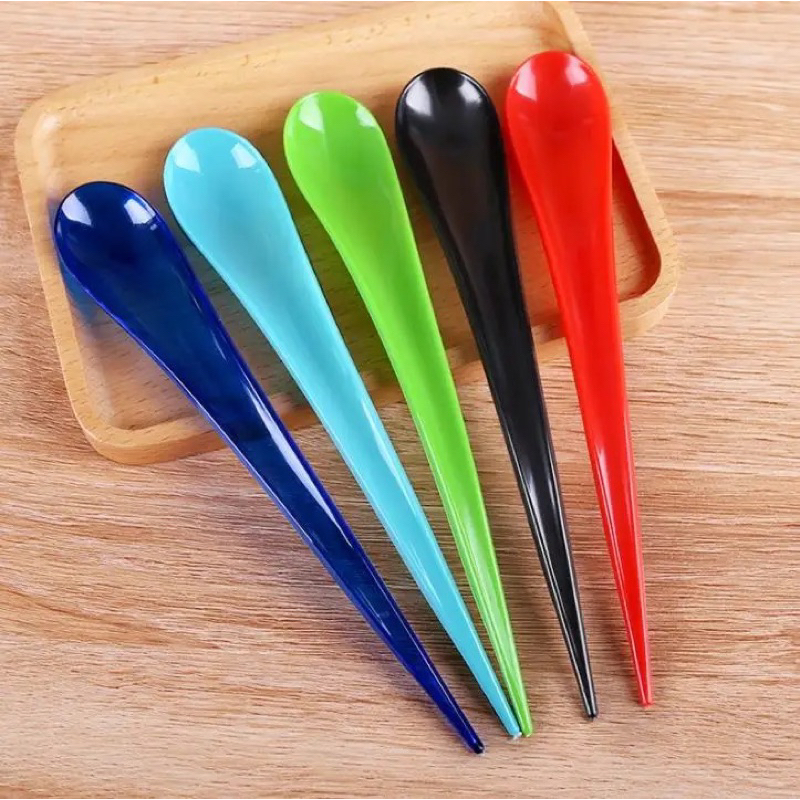 100pcs Dessert Spoon Drop shape Spoon Shopee Philippines