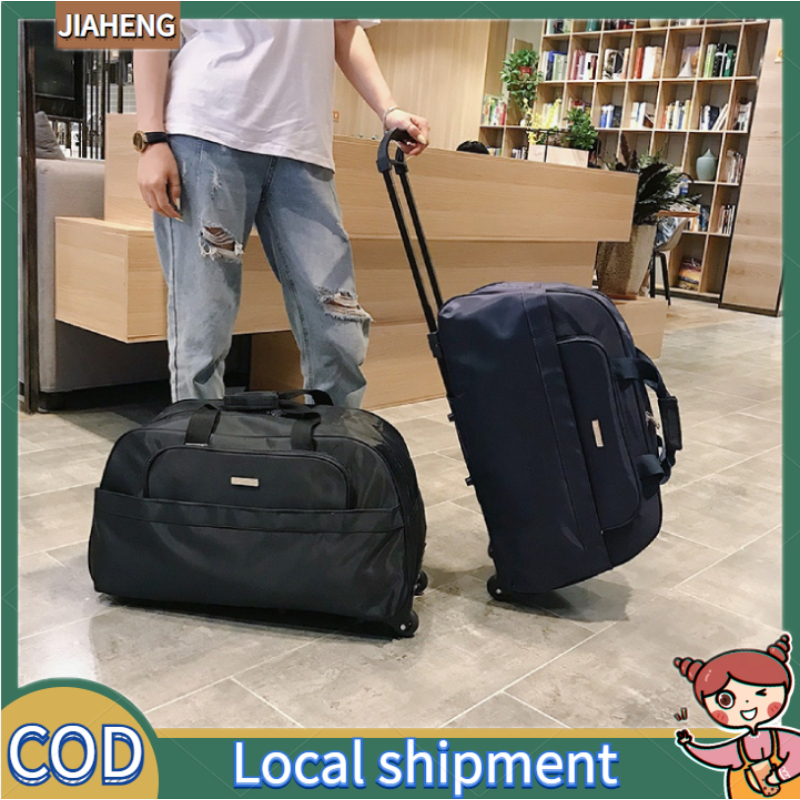 Travel bag trolley bag Large capacity and durable hand luggage Black