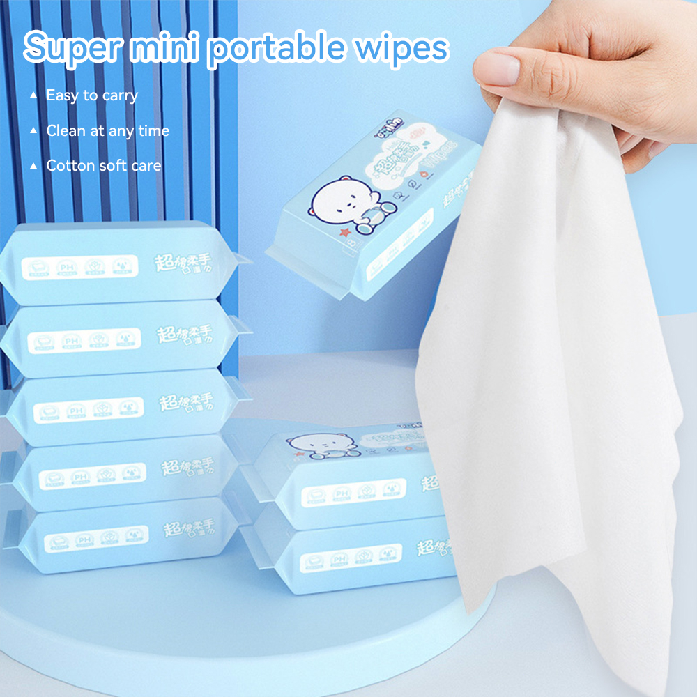 【COD】8PCS mini wet wipes for travel wet tissue wipes | Shopee Philippines