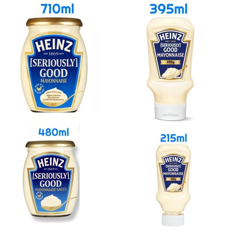 Heinz Seriously Good Mayonnaise 710ml/480ml/395ml/215ml Shopee