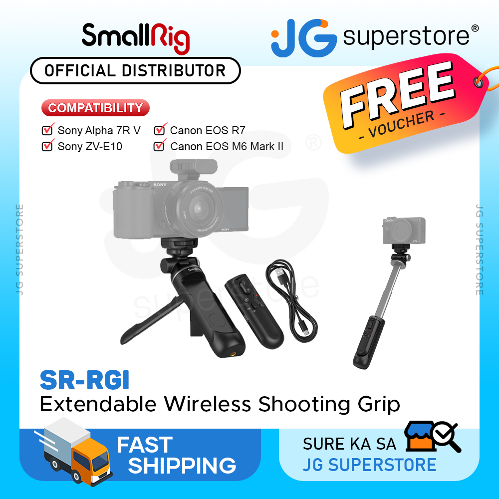 SmallRig SR-RG2 Impugnatura Wireless Con Telecomando – Selfie Stick Per Sony, Canon, Nikon - 4