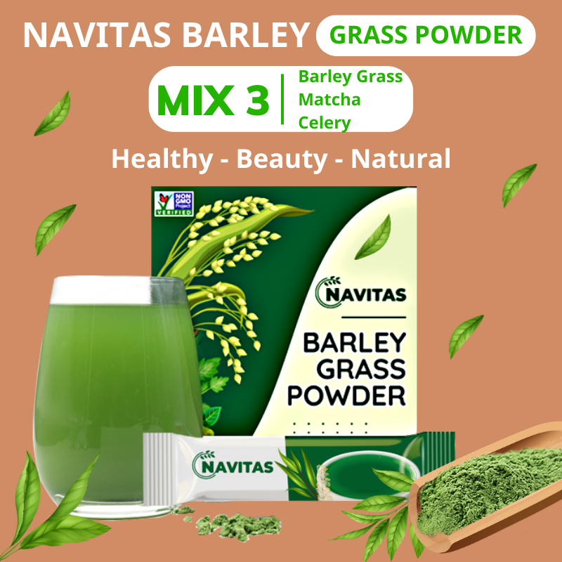NAVITAS Barley Grass Powder Organic Pure Barley Grass Powder Japanese lose weight body detox