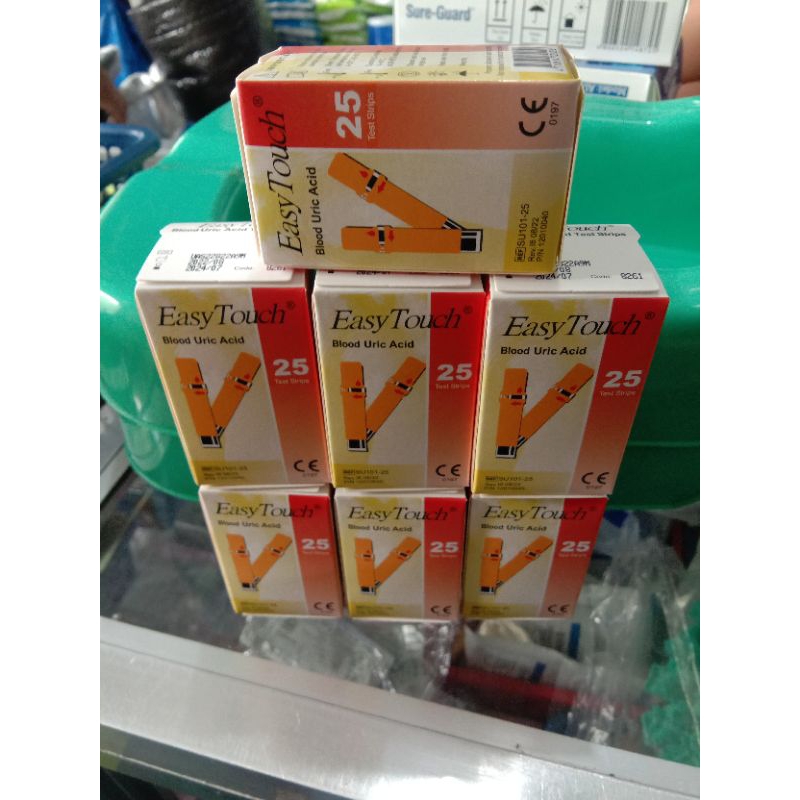 URIC ACID TEST STRIPS 25'S (Easy TOUCH) Shopee Philippines