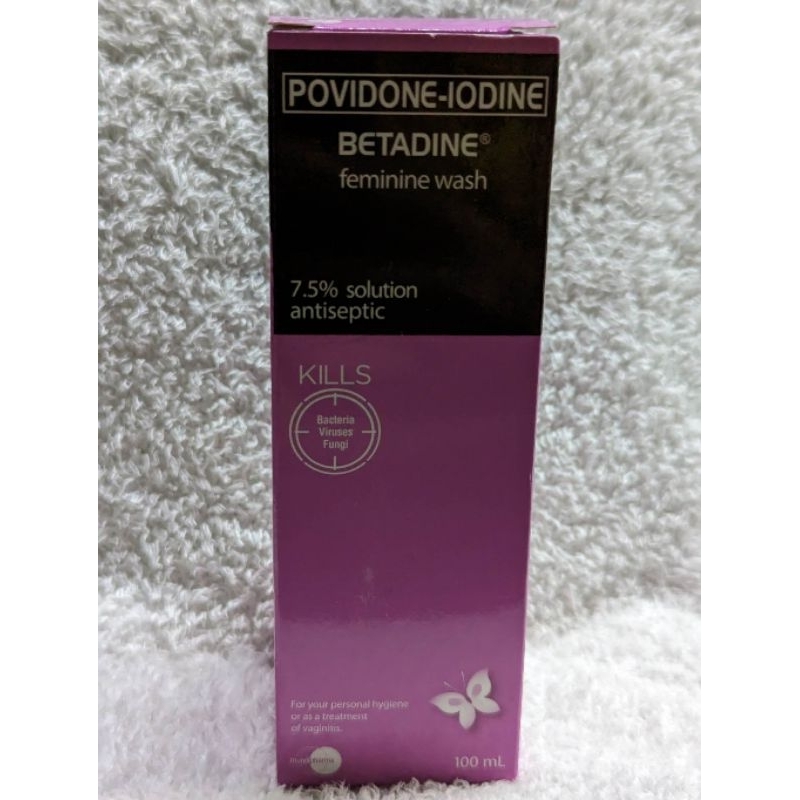 BETADINE FEMININE WASH POVIDONE IODINE (100ML) Shopee Philippines
