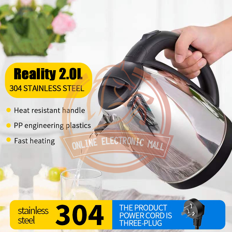 BZ 2.0L Scarlett Stainless Steel Electric Kettle Hot kettle Water