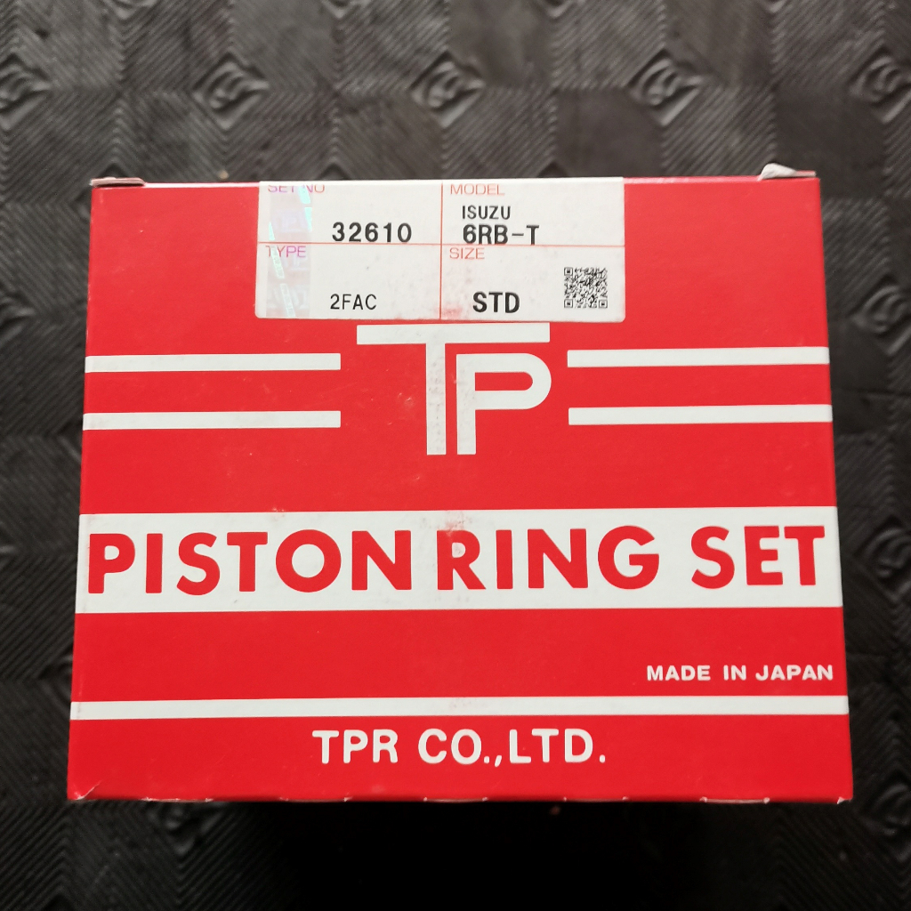 TP Piston Ring For ISUZU 6RB-T (32610) (non Tapered) | Shopee Philippines