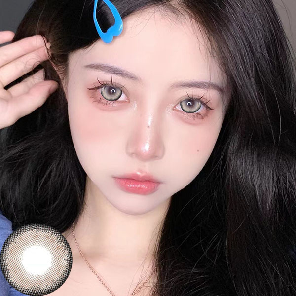 Freshlandy 2PCS with contact lense with solution set contact lens with