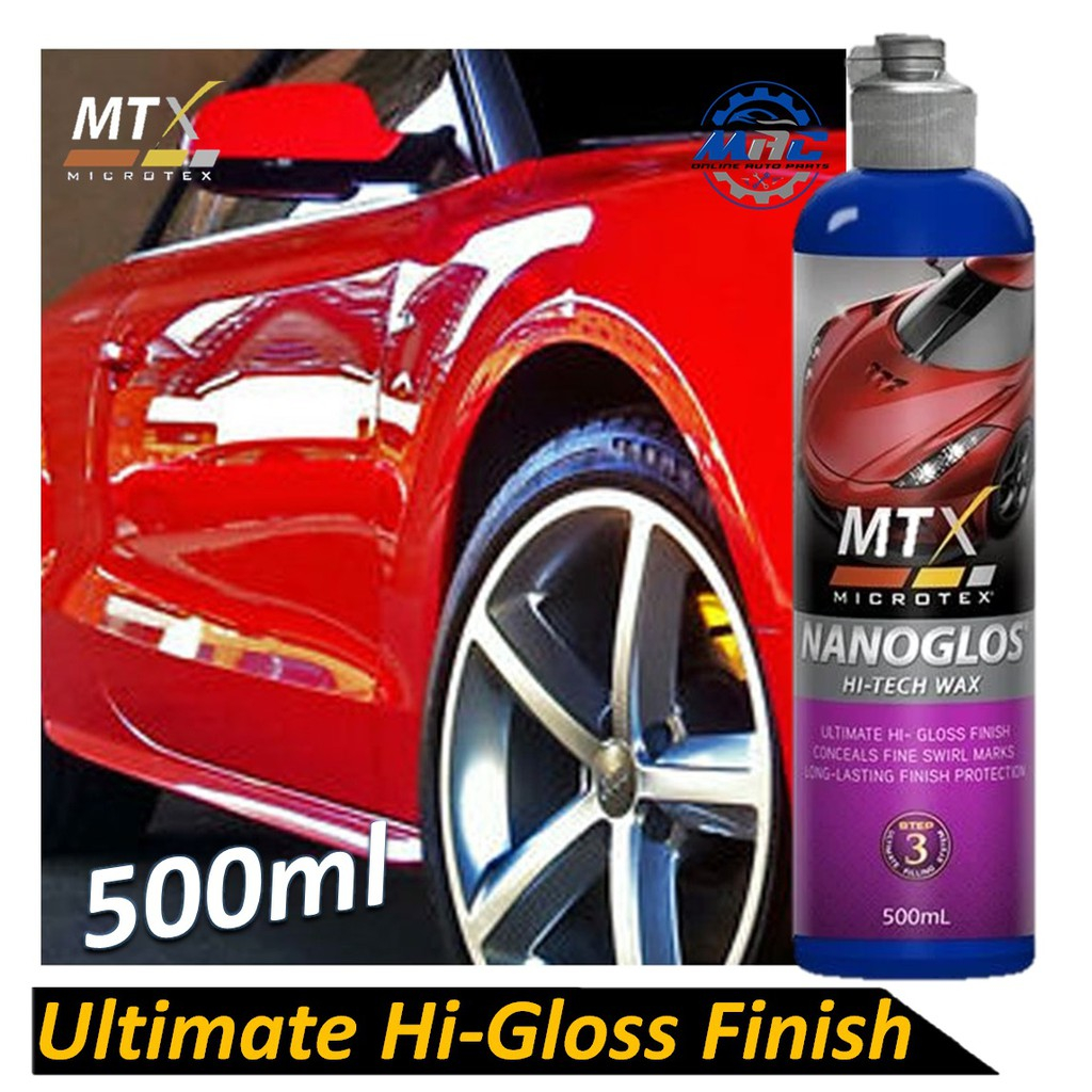 Microtex Nanoglos Carnauba Car Wax Car Care 500 ml Shopee Philippines