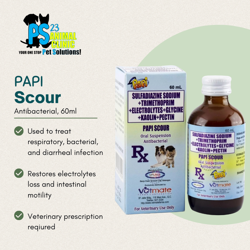 Papi Scour Antibacterial Oral Suspension 60ml Shopee Philippines