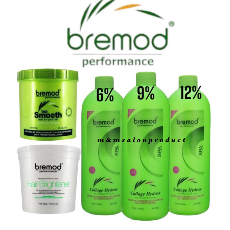 Bremod bleaching powder set / Oxidizer 1000ml 6 9 12 / bleaching