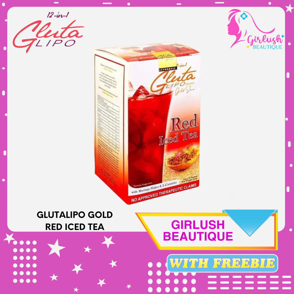 Glutalipo GOLD SERIES Dark Choco, Milky Melon, Fiber Coffee, Red Iced