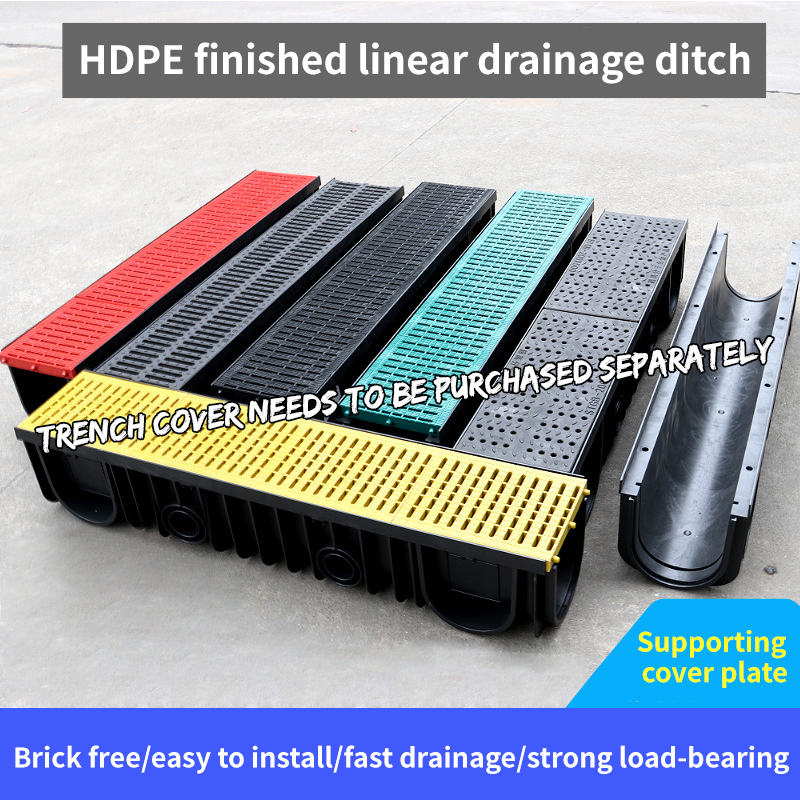 Finished drainage ditch Ugroove drainage ditch plastic sewer ditch