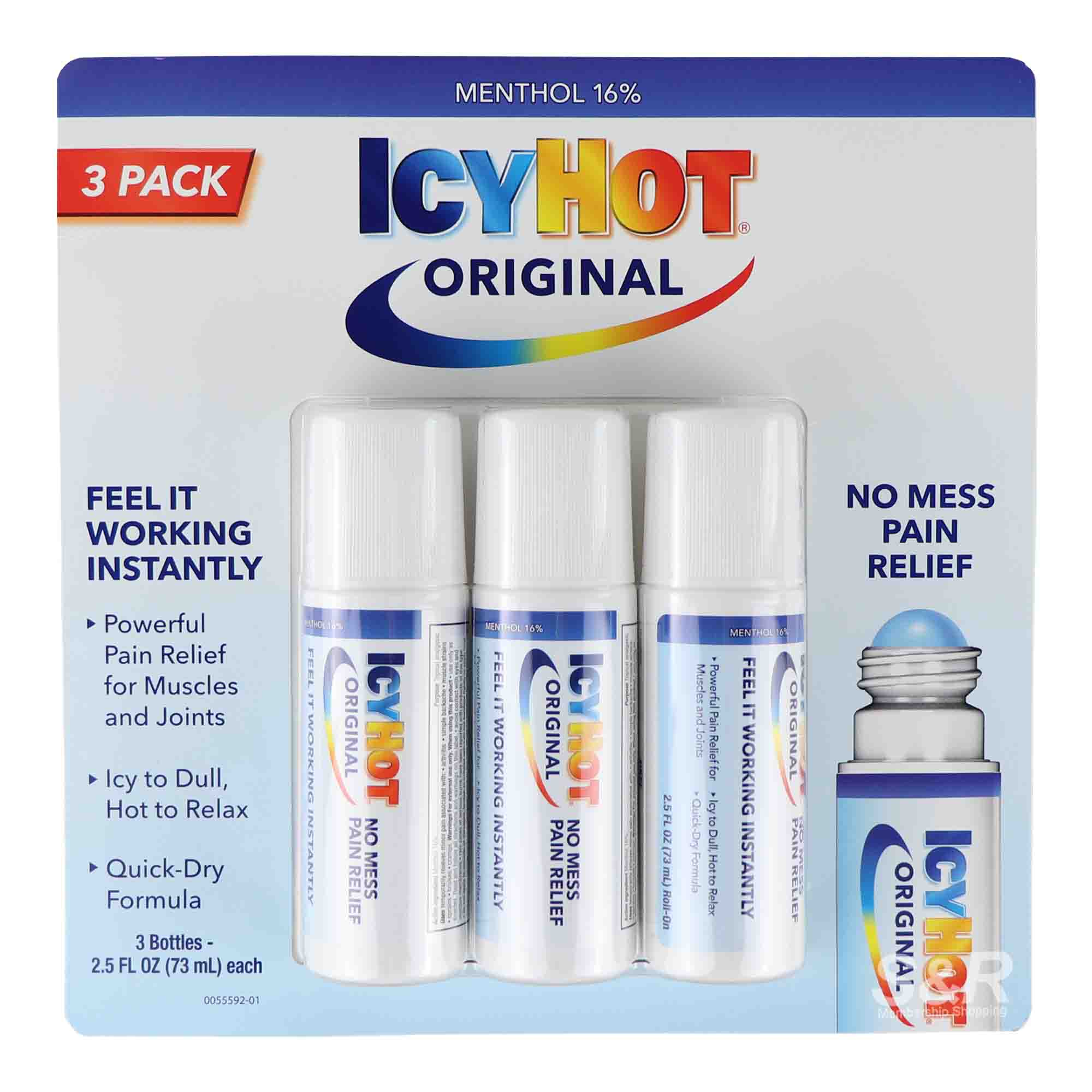 Icy Hot Original Pain Relief (73mL x 3pcs) | Shopee Philippines