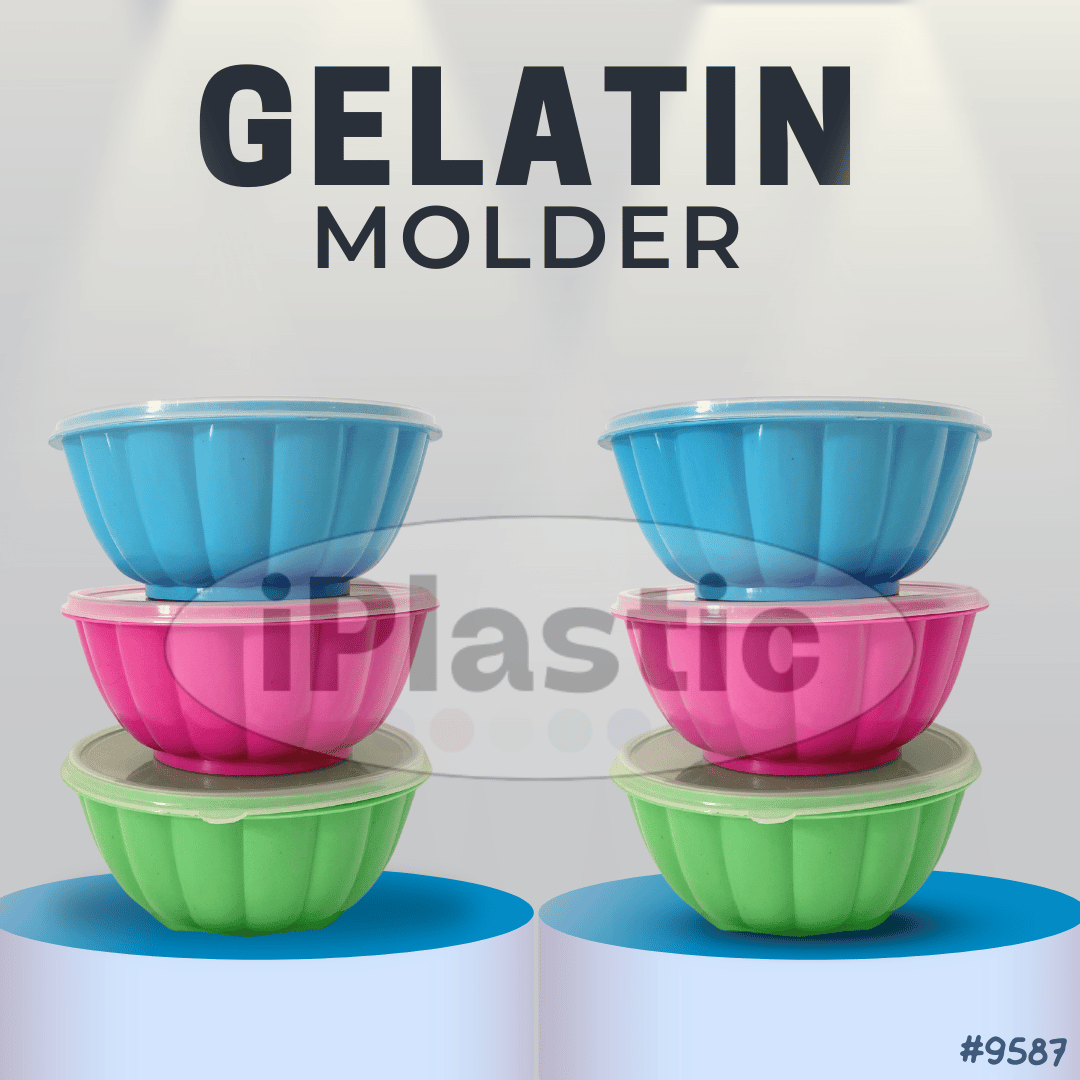 iPlastic. Gelatin Molder Bowl Big with Cover Gulaman Bowl Gelatin ...